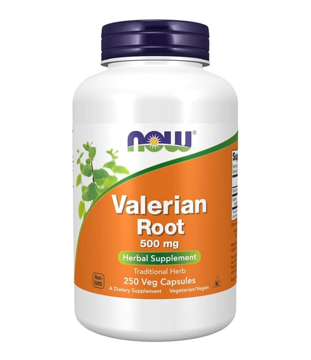 NOW FOODS | VALERIAN ROOT 500 MG HERBAL SUPPLEMENT CAPSULES